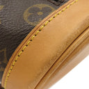 ルイヴィトン LOUIS VUITTON ミニ モンスリ M51137 モノグラム モノグラムキャンバス リュック・デイパック ゴールド金具 茶 バックパック