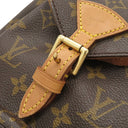 ルイヴィトン LOUIS VUITTON ミニ モンスリ M51137 モノグラム モノグラムキャンバス リュック・デイパック ゴールド金具 茶 バックパック