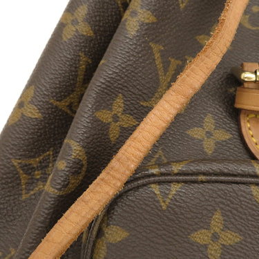 ルイヴィトン LOUIS VUITTON ミニ モンスリ M51137 モノグラム モノグラムキャンバス リュック・デイパック ゴールド金具 茶 バックパック