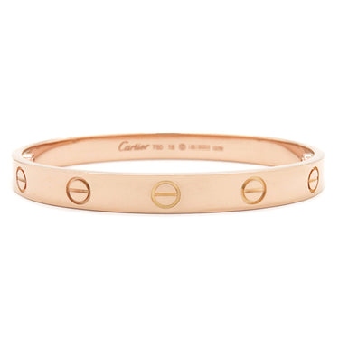 カルティエ Cartier LOVE ラブブレス B6067416 ピンクゴールド K18PG #16 ブレスレット 750 18K 18金 バングル