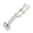 ブライトリング BREITLING シルバー ステンレススチール 腕時計パーツ 純正 ステンレス Dバックル パーツ 替え 交換 予備 フォールディング 18mm幅対応 シルバー 銀