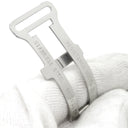 ブライトリング BREITLING シルバー ステンレススチール 腕時計パーツ 純正 ステンレス Dバックル パーツ 替え 交換 予備 フォールディング 18mm幅対応 シルバー 銀