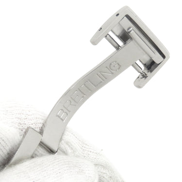 ブライトリング BREITLING シルバー ステンレススチール 腕時計パーツ 純正 ステンレス Dバックル パーツ 替え 交換 予備 フォールディング 18mm幅対応 シルバー 銀