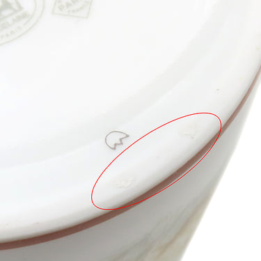 エルメス HERMES シャス イングリッシュセター マグカップ ペア ホワイト×グリーン 磁器 食器 白 緑 2個セット