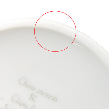 エルメス HERMES シャス イングリッシュセター マグカップ ペア ホワイト×グリーン 磁器 食器 白 緑 2個セット