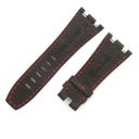 オーデマピゲ AUDEMARS PIGUET ロイヤルオーク用 クロコバンド ブラック クロコダイル 腕時計パーツ 新品同様 純正 替え ベルト ストラップ 28ｍｍ ブラック 黒