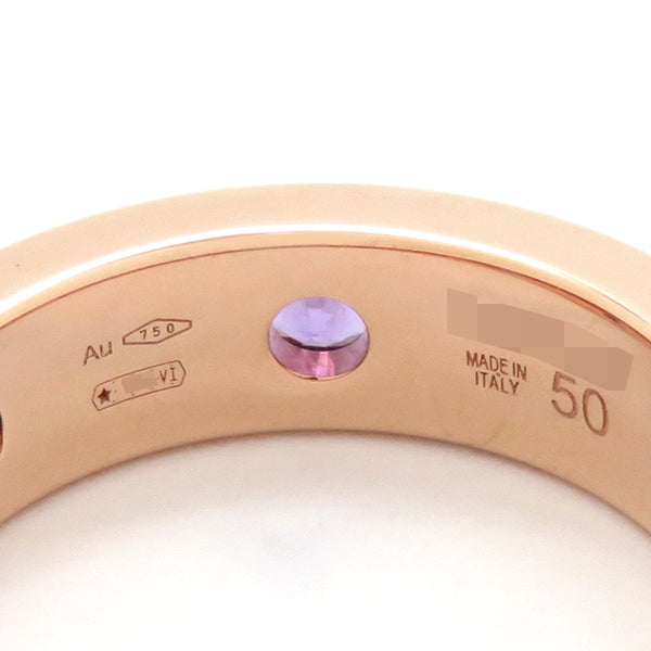 ブルガリ BVLGARI ローマンソルベ ピングゴールド K18YG アメジスト