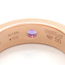 ブルガリ BVLGARI ローマンソルベ ピングゴールド K18YG アメジスト ピンクトルマリン ダイヤモンド #50(JP10) リング 指輪 750AU 9.5号