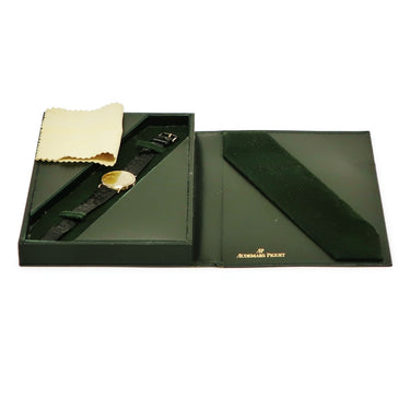 腕時計 オーデマピゲ AUDEMARS PIGUET エクストラ フラット 15048BA.OO.A001CR.01 手巻き メンズ OH済 K18YG無垢 イエローゴールド バー