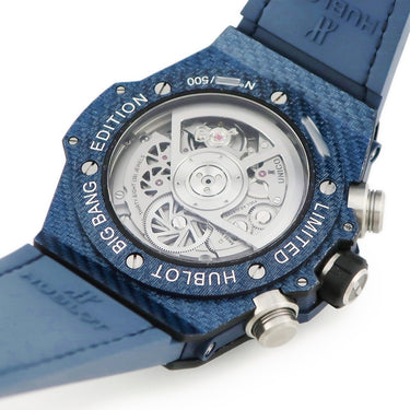 ウブロ HUBLOT ビッグバン ウニコ イタリア インデペンデント ブルー クロノ 411.YL.5190.NR.IT115 自動巻き メンズ 限定