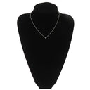 ノンブランド NON BRAND サファイア ダイヤ プラチナシルバー Pt850 サファイア ダイヤモンド ネックレス