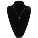 ノンブランド NON BRAND ブラックダイヤ ペンダント ホワイトゴールド K18WG ダイヤモンド ブラックダイヤモンド ネックレス ハートモチーフ