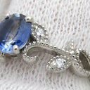 ノンブランド NON BRAND サファイア ダイヤリング プラチナシルバー Pt900 サファイア ダイヤモンド リング 指輪 11号