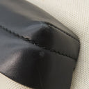 バレンシアガ BALENCIAGA バックパック ホワイト×ブラック キャンバス レザー リュック・デイパック シルバー金具 リュックサック 白 黒