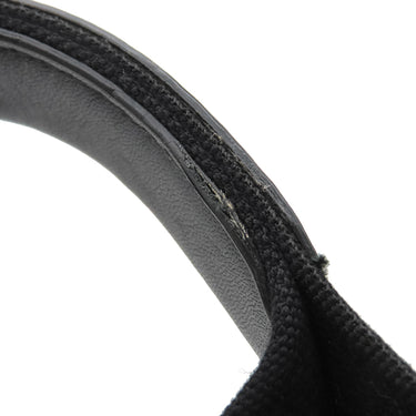 バレンシアガ BALENCIAGA バックパック ホワイト×ブラック キャンバス レザー リュック・デイパック シルバー金具 リュックサック 白 黒