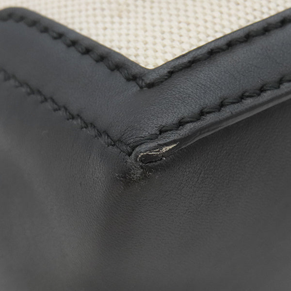 バレンシアガ BALENCIAGA バックパック ホワイト×ブラック キャンバス