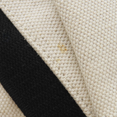 バレンシアガ BALENCIAGA バックパック ホワイト×ブラック キャンバス レザー リュック・デイパック シルバー金具 リュックサック 白 黒