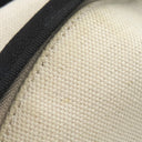 バレンシアガ BALENCIAGA バックパック ホワイト×ブラック キャンバス レザー リュック・デイパック シルバー金具 リュックサック 白 黒