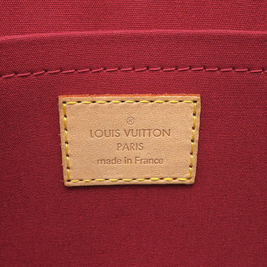 ルイヴィトン LOUIS VUITTON ローズウッド アヴェニュー M93507 ポムダムール モノグラムヴェルニ ショルダーバッグ ゴールド金具 肩掛け 赤