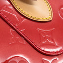 ルイヴィトン LOUIS VUITTON ローズウッド アヴェニュー M93507 ポムダムール モノグラムヴェルニ ショルダーバッグ ゴールド金具 肩掛け 赤