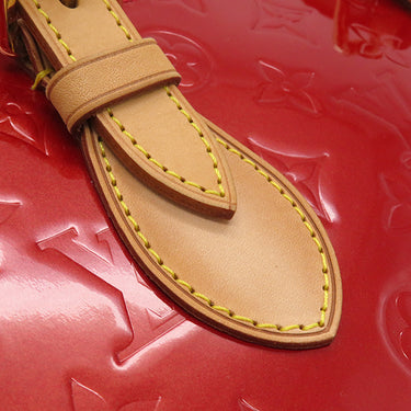 ルイヴィトン LOUIS VUITTON ローズウッド アヴェニュー M93507 ポムダムール モノグラムヴェルニ ショルダーバッグ ゴールド金具 肩掛け 赤