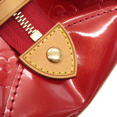 ルイヴィトン LOUIS VUITTON ローズウッド アヴェニュー M93507 ポムダムール モノグラムヴェルニ ショルダーバッグ ゴールド金具 肩掛け 赤