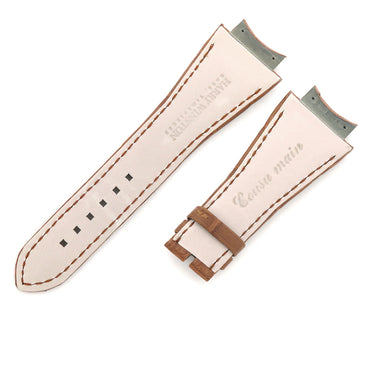 ハリーウィンストン Harry Winston オーシャン用 クロコバンド ブラウン クロコダイル 腕時計パーツ 新品同様 純正 替え ベルト ストラップ 29ｍｍ ブラウン 茶