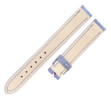 ハリーウィンストン Harry Winston アヴェニュー用 クロコバンド ライトブルー クロコダイル 腕時計パーツ 純正 替え バンド ベルト ストラップ 13ｍｍ ライトブルー 水色