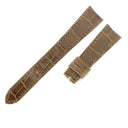 ハリーウィンストン Harry Winston ブラウン クロコダイル 腕時計パーツ 未使用 純正 替え クロコ バンド ベルト ストラップ 17ｍｍ ブラウン 茶