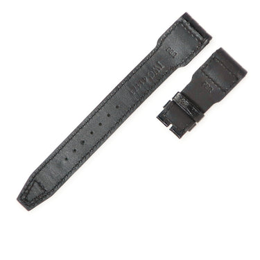 IWC IWC 純正 パイロットウォッチ クロコバンド ブラック クロコダイル 腕時計パーツ 新品同様 替え レザー ベルト ストラップ 予備 スペア 交換 22mm ブラック 黒