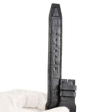 IWC IWC 純正 パイロットウォッチ クロコバンド ブラック クロコダイル 腕時計パーツ 新品同様 替え レザー ベルト ストラップ 予備 スペア 交換 22mm ブラック 黒