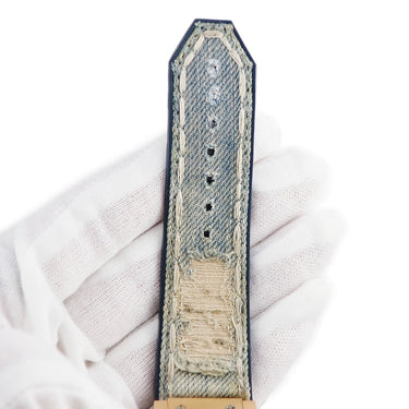 腕時計 ウブロ HUBLOT ビッグバン ジーンズ クロノ 301.PL.2780.NR.JEANS 自動巻き メンズ K18RG無垢 限定 ラウンド