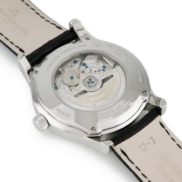腕時計 ジャガールクルト JAEGER LECOULTRE マスター ホームタイム オーデン限定 146.8.02 Q17T844E 自動巻き メンズ グレー GMT