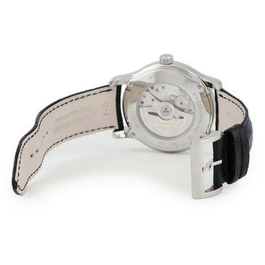 腕時計 ジャガールクルト JAEGER LECOULTRE マスター ホームタイム オーデン限定 146.8.02 Q17T844E 自動巻き メンズ グレー GMT