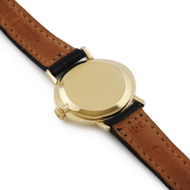 ジャガールクルト JAEGER LECOULTRE 9219-21 手巻き レディース K18YG無垢 ホワイト オーバル ローマン