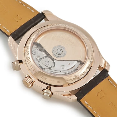 ロンジン LONGINES マスターコレクション クロノ ムーンフェイズ L2.673.8.78.3 自動巻き メンズ K18PG無垢製 シルバー