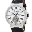腕時計 ユリスナルダン ULYSSE NARDIN マリーン トゥールビヨン 1283-181/E0 自動巻き メンズ 限定 白 ローマ ラウンド