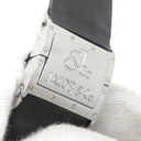 ジェイコブ JACOB&CO エピック I用 ラバーバンド ブラック ラバー ステンレススチール 腕時計パーツ 純正 ベルト 替え 純正SS製バックル付き パーツ 部品 22mm ブラック 黒