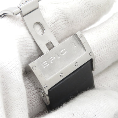 ジェイコブ JACOB&CO エピック I用 ラバーバンド ブラック ラバー ステンレススチール 腕時計パーツ 純正 ベルト 替え 純正SS製バックル付き パーツ 部品 22mm ブラック 黒