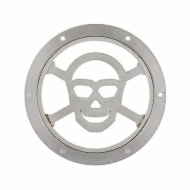 アクアノウティック AQUANAUTIC 純正 キングクーダ サブコマンダー用 ベゼル シルバー ステンレススチール 純正ダイヤモンド 腕時計パーツ スカルダイヤマスク ロックダイブ ドクロ 交換 ネジ付き