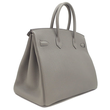 エルメス HERMES バーキン35 グリメイヤー トゴ ハンドバッグ シルバー金具