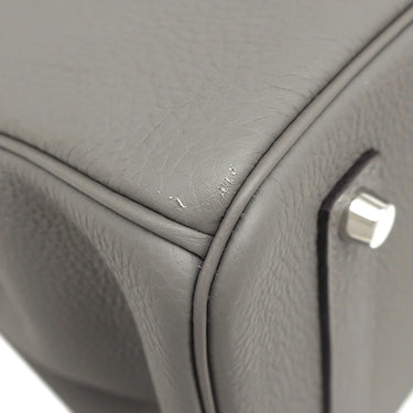 エルメス HERMES バーキン35 グリメイヤー トゴ ハンドバッグ シルバー金具