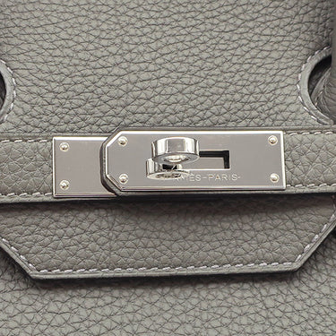 エルメス HERMES バーキン35 グリメイヤー トゴ ハンドバッグ シルバー金具
