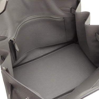 エルメス HERMES バーキン35 グリメイヤー トゴ ハンドバッグ シルバー金具