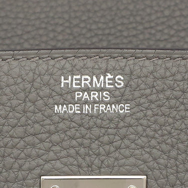 エルメス HERMES バーキン35 グリメイヤー トゴ ハンドバッグ シルバー金具