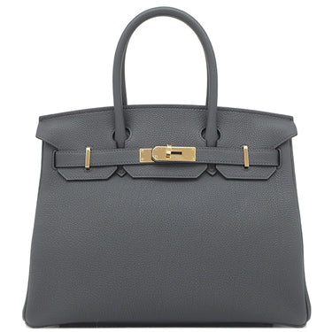 エルメス HERMES バーキン30 グリミスティ トゴ ハンドバッグ シャンパンゴールド金具