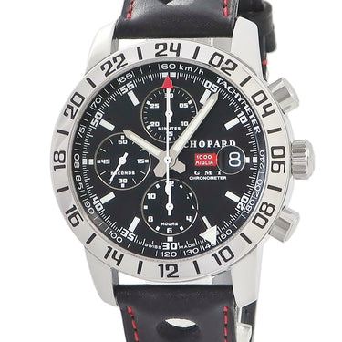 腕時計 ショパール CHOPARD ミッレミリア GMT 16/8954 自動巻き メンズ ブラック クロノグラフ 限定