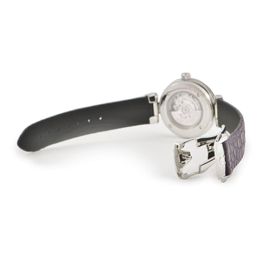 腕時計 オメガ OMEGA デ ヴィル レディーマティック 425.32.34.20.60.001 自動巻き レディース 純正ダイヤ パープル