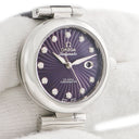 腕時計 オメガ OMEGA デ ヴィル レディーマティック 425.32.34.20.60.001 自動巻き レディース 純正ダイヤ パープル