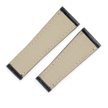 ロレックス ROLEX 純正 デイトナ用 クロコバンド ブラック クロコダイル 腕時計パーツ 替え ベルト ブレスレット 予備 交換 正規品 スペア 20ｍｍ ブラック 黒